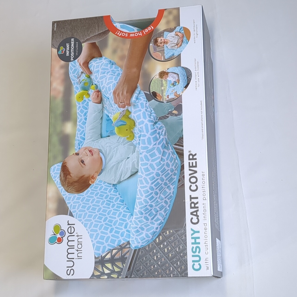 Summer Infant 2 in 1 Cushy Cart Cover And Positioner & High Chair Cover